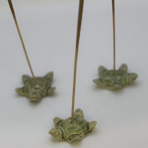 Turtle incense holder